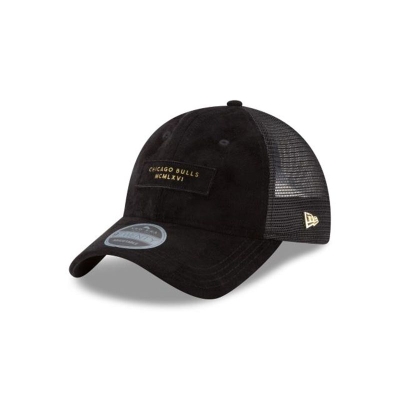 Chicago Bulls Gorra | New Era NBA Trucker 9twenty Adjustable Cap Mexico - Negros